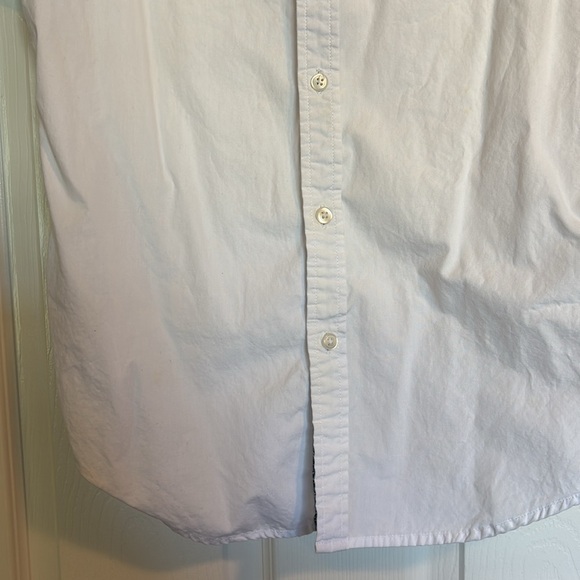 Zipcode men’s white and blue floral short sleeve button down shirt size small - Picture 5 of 9